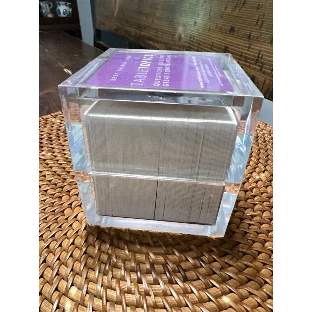 Table Topics Game Best Things Ever Version Conversation Starter Card Fun